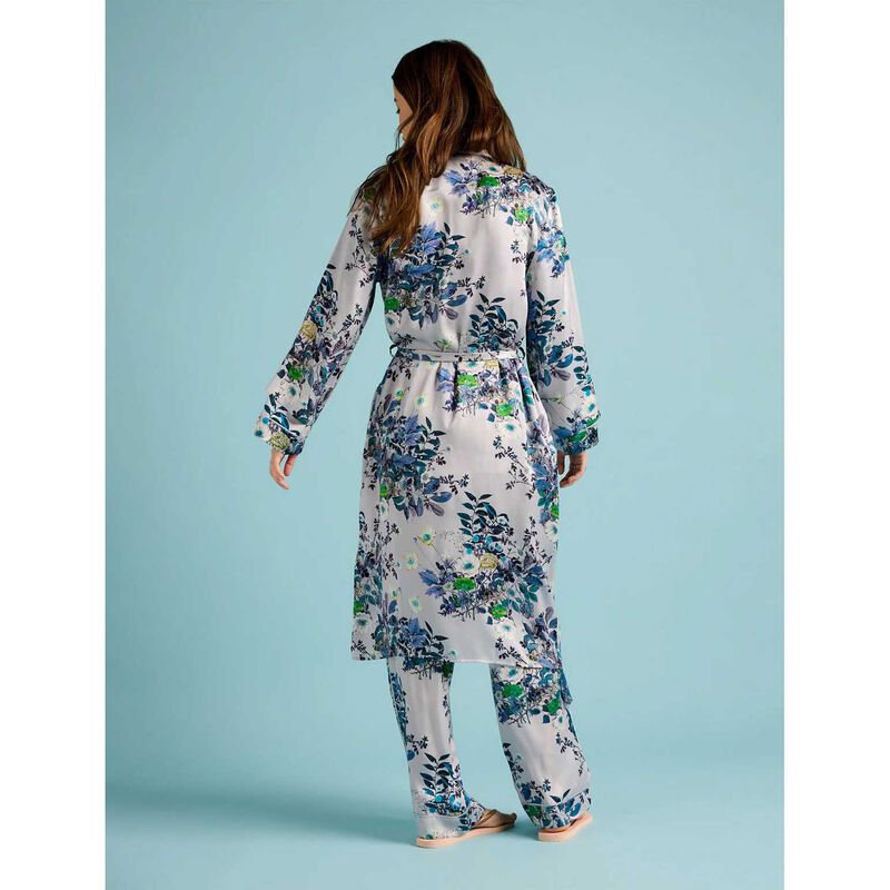 Papinelle x Karen Walker Love Letters Silk Maxi Robe image number 1